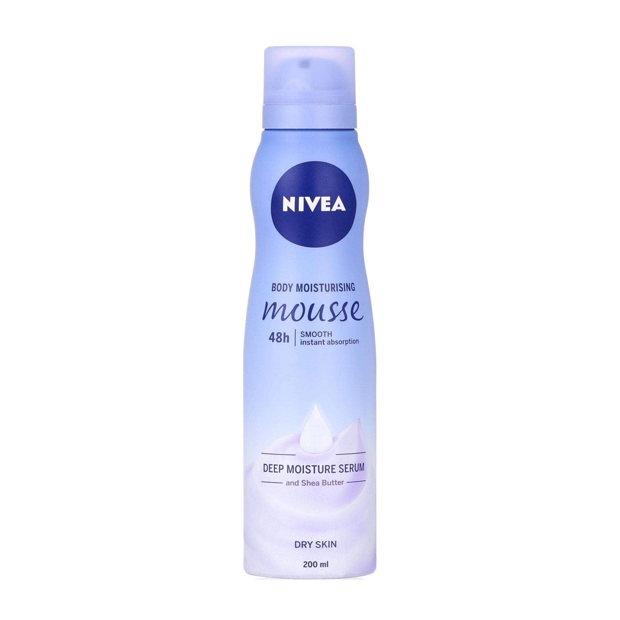 Nivea Deep Moisturising Serum and Shea Butter Body Mousse Spray – 200ml - Bloom Pharmacy