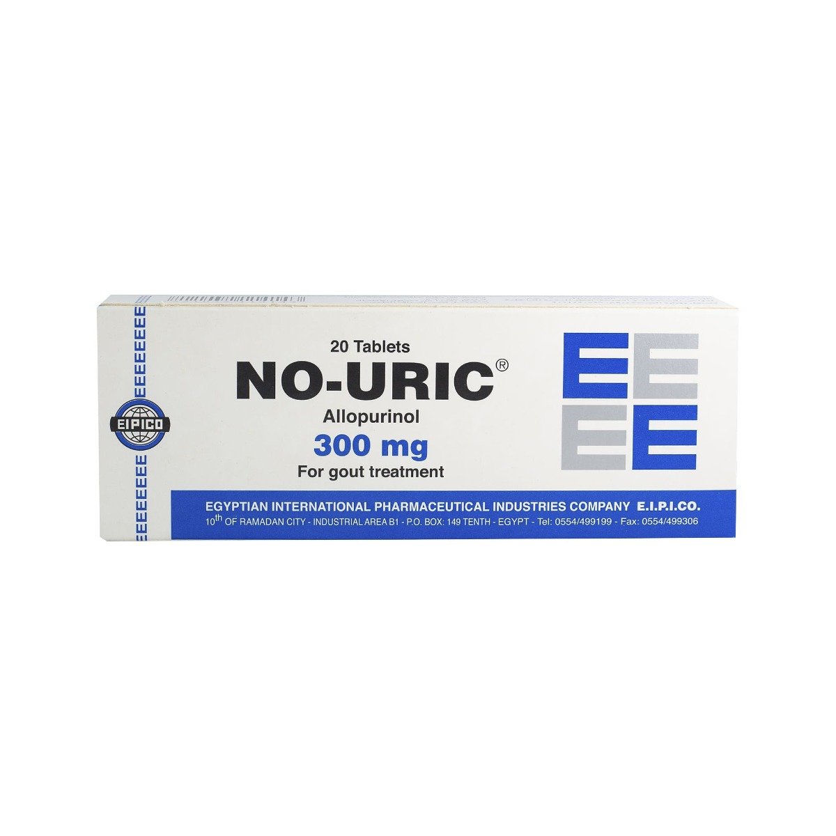 No Uric 300 mg - 20 Tablets - Bloom Pharmacy