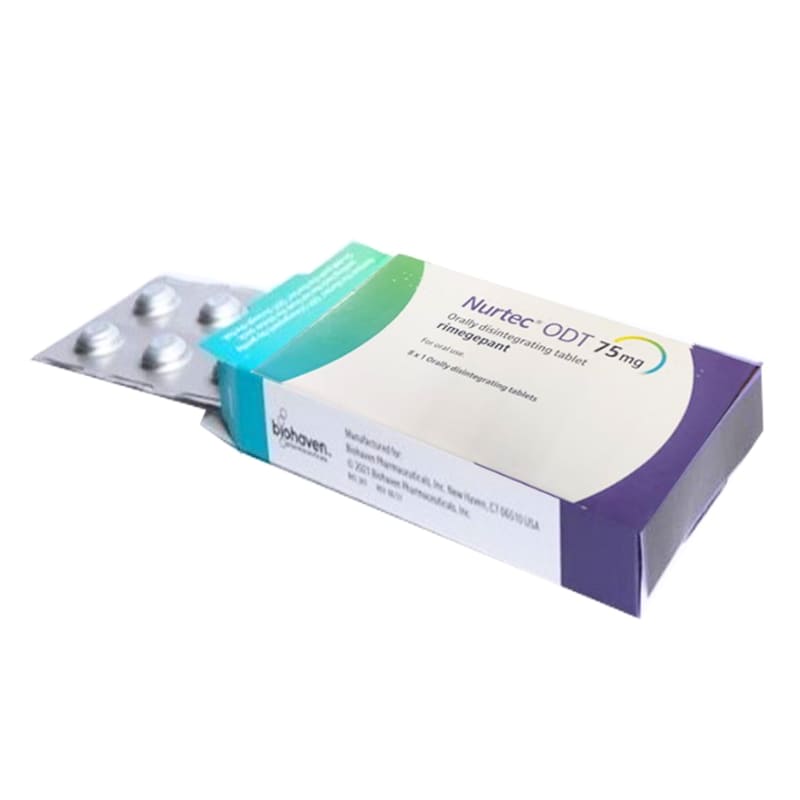 Nurtec ODT 75 mg Rimegepant - 8 tab - Bloom Pharmacy