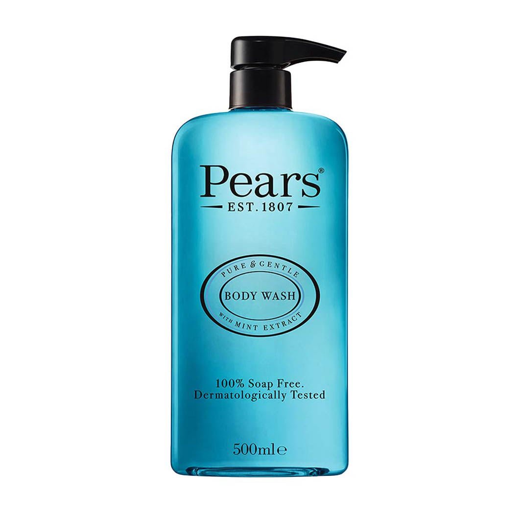 Pears Pure & Gentle Mint Extract Body Wash - 500ml - Bloom Pharmacy