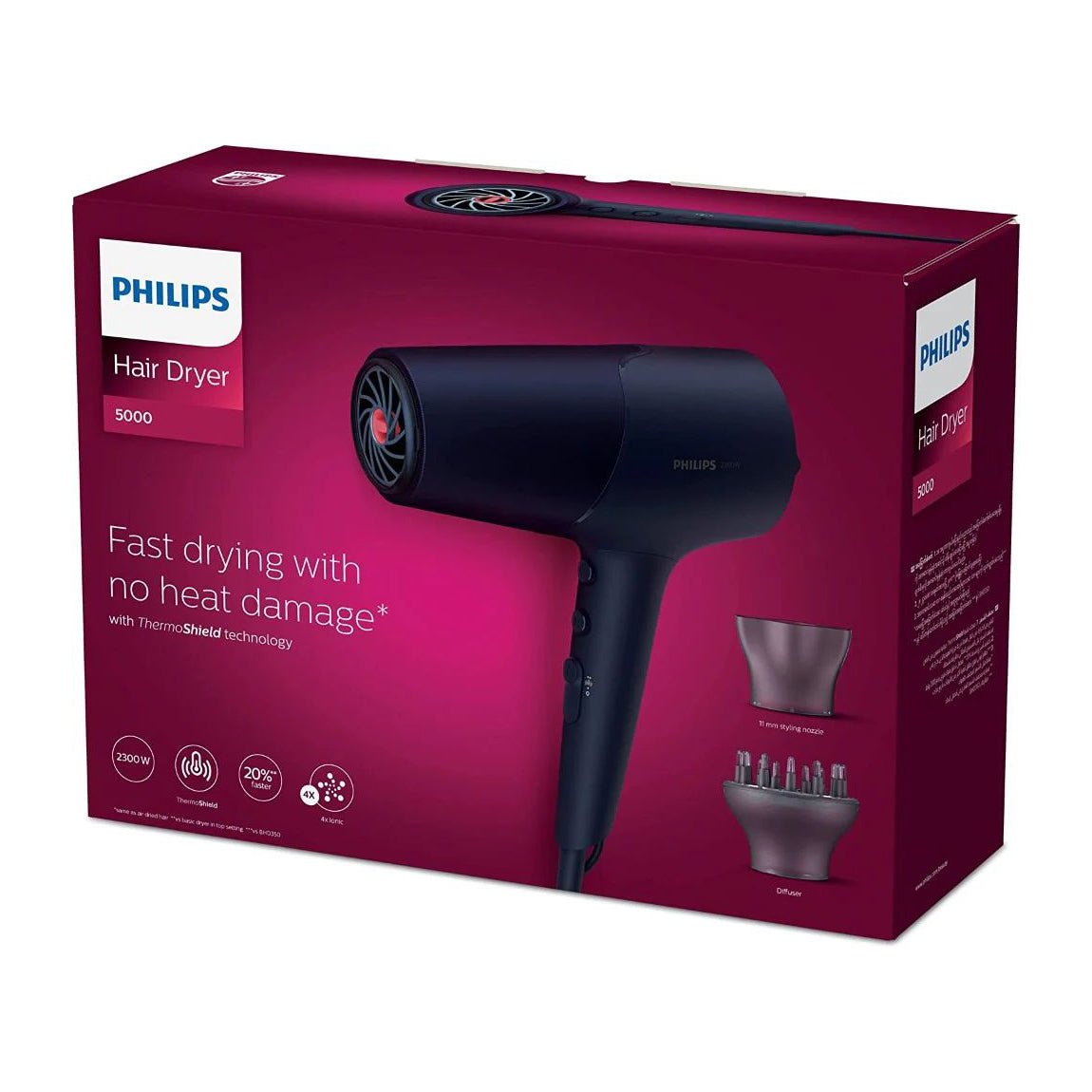 Philips 5000 Series Hair Dryer – BHD510/00 - Bloom Pharmacy