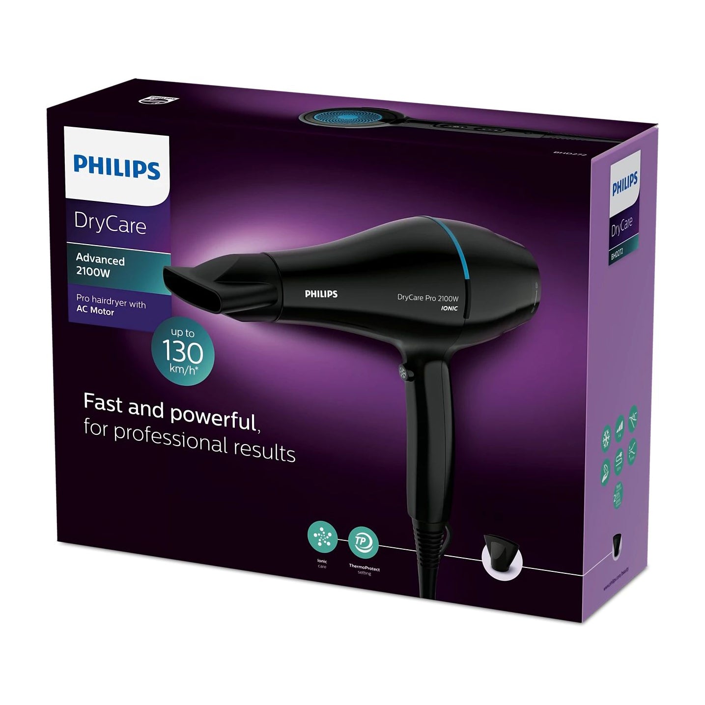 Philips Dry Care Pro 2100W Hair Dryer – BHD272/00 - Bloom Pharmacy