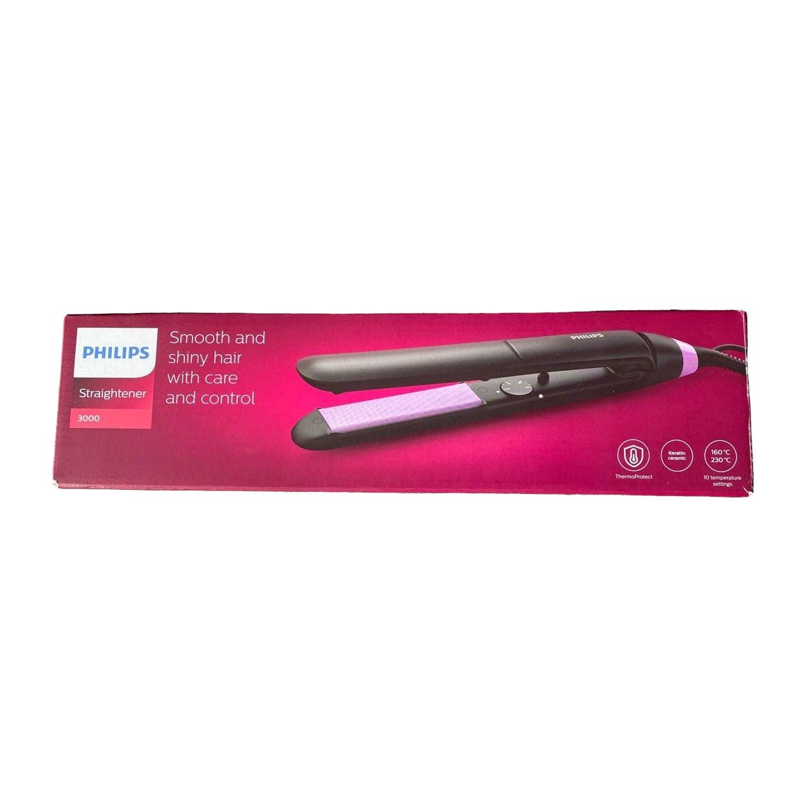 Philips Straight Care Essential Thermoprotect Straightener – BHS377/00 - Bloom Pharmacy