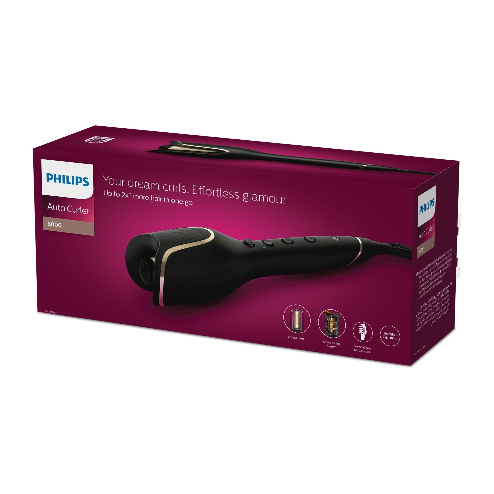 Philips Style Care Prestige Auto Curler– BHB876/00 - Bloom Pharmacy