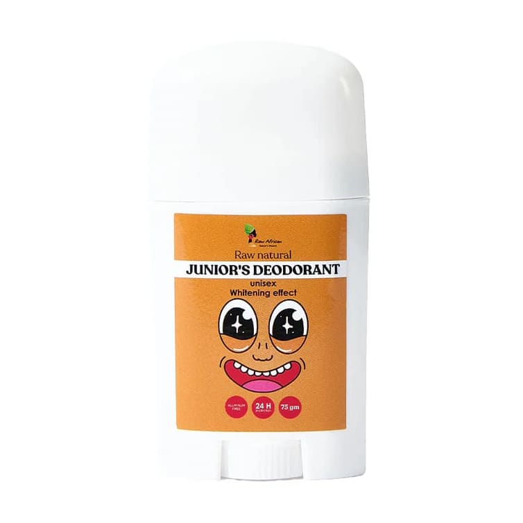 Raw African Junior Natural Deodorant Stick - 75gm - Bloom Pharmacy