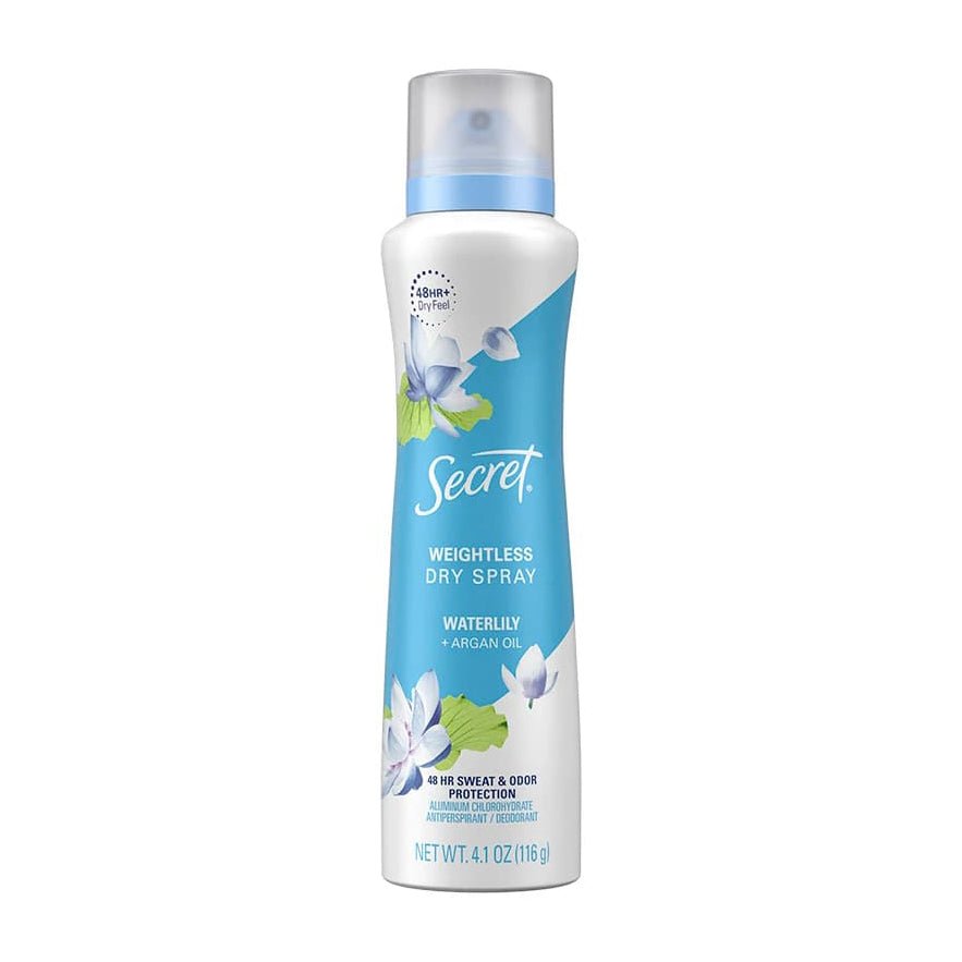 Secret Weightless Antiperspirant Deodorant Dry Spray - 116gm - Bloom Pharmacy