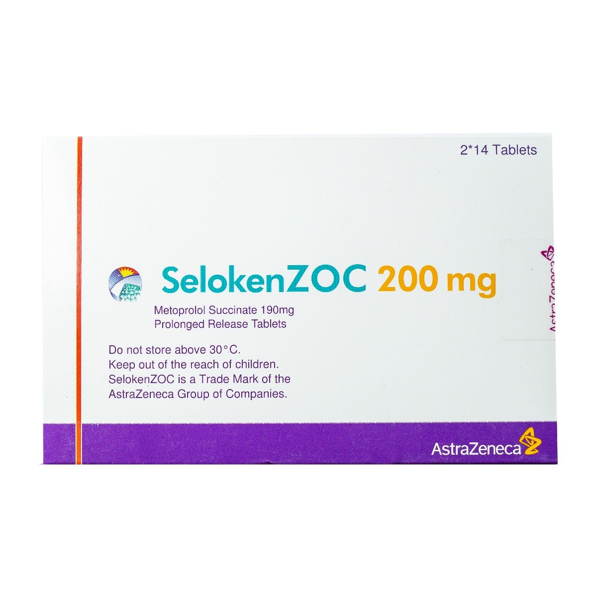 Selokenzoc 200 mg - 28 Tablets - Bloom Pharmacy