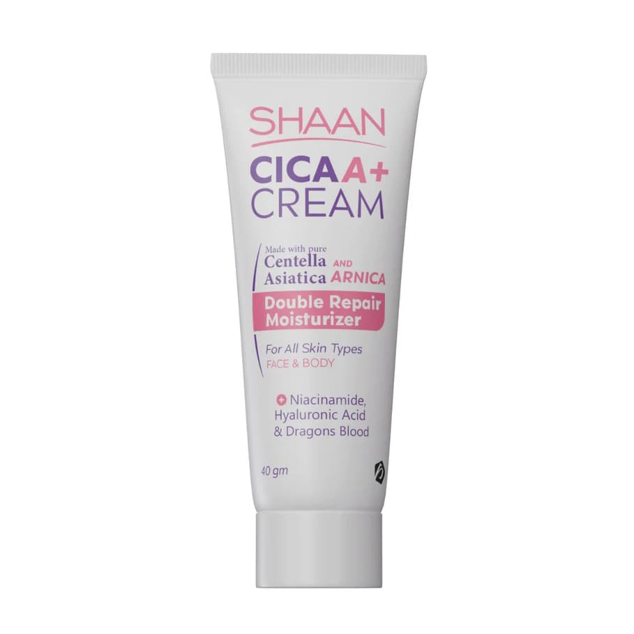 Shaan Cica A+ Face & Body Double Repair Moisturizer - 40gm - Bloom Pharmacy