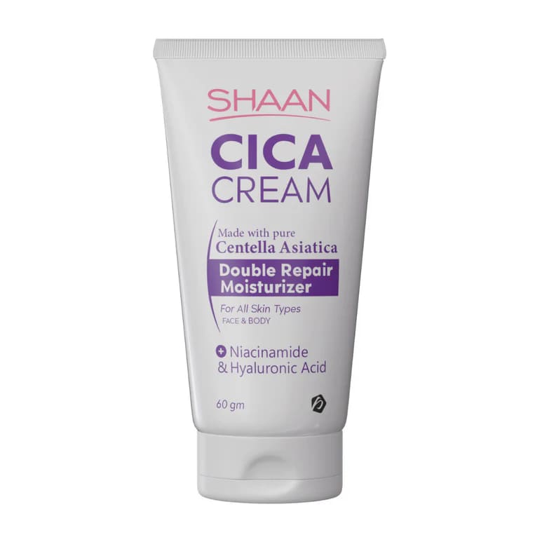 Shaan Cica Cream Face & Body Double Repair Moisturizer - 60gm - Bloom Pharmacy