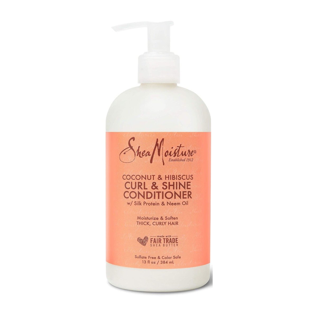 Shea Moisture Coconut & Hibiscus Curl & Shine Conditioner - 384ml - Bloom Pharmacy