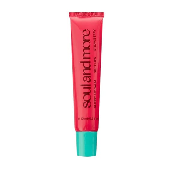 Soul & More Glossy Strawberry Lip Balm - 10ml - Bloom Pharmacy