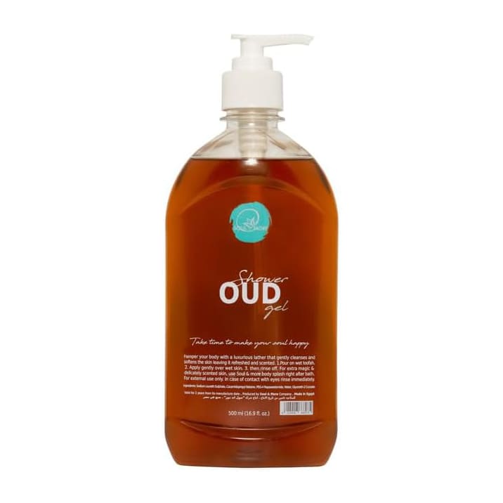 Soul & More Oud Shower Gel - 500ml - Bloom Pharmacy