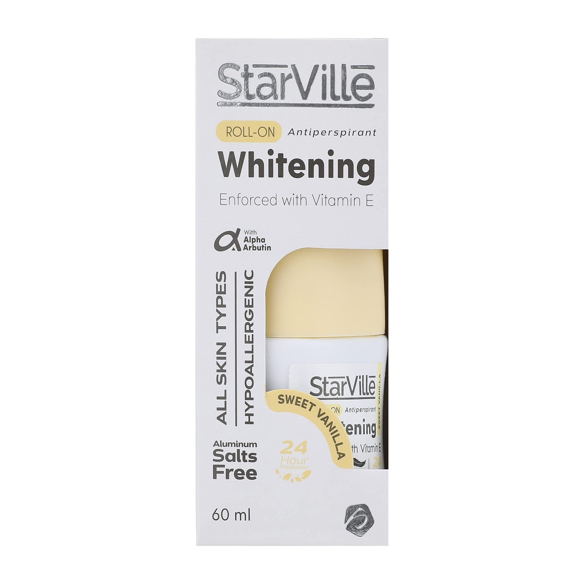 Starville Sweet Vanilla Whitening Roll On – 60ml - Bloom Pharmacy