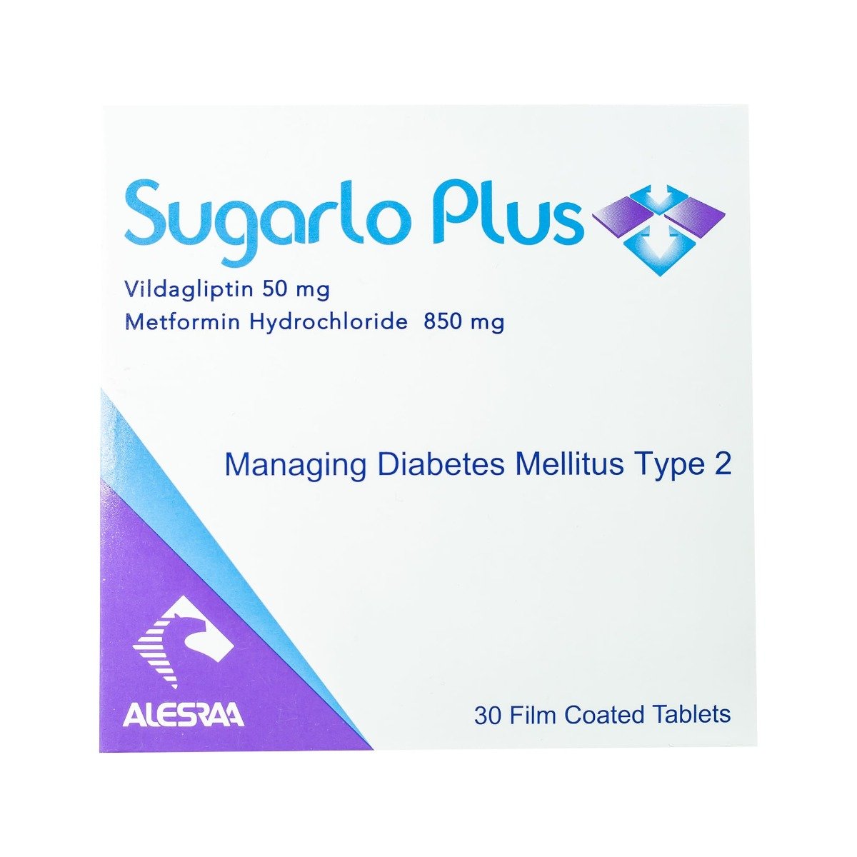 Sugarlo Plus 50 mg-850 mg - 30 Tablets - Bloom Pharmacy