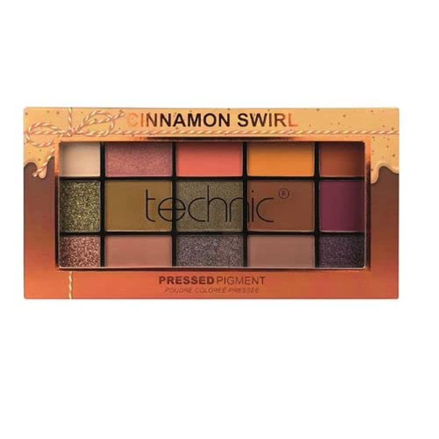 Technic Pressed Pigment Cinnamon swirl Eyeshadow Palette - Bloom Pharmacy