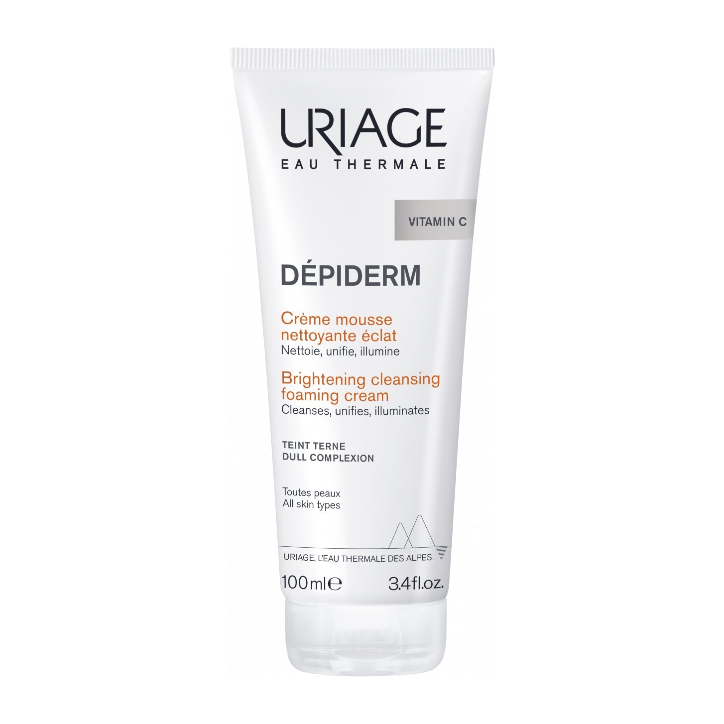 Uriage Depiderm Brightening Cleansing Foaming Cream - 100ml - Bloom Pharmacy