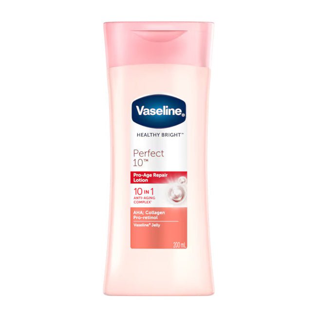 Vaseline Healthy Bright Perfect 10 Pro Age Repair Lotion – 200ml - Bloom Pharmacy