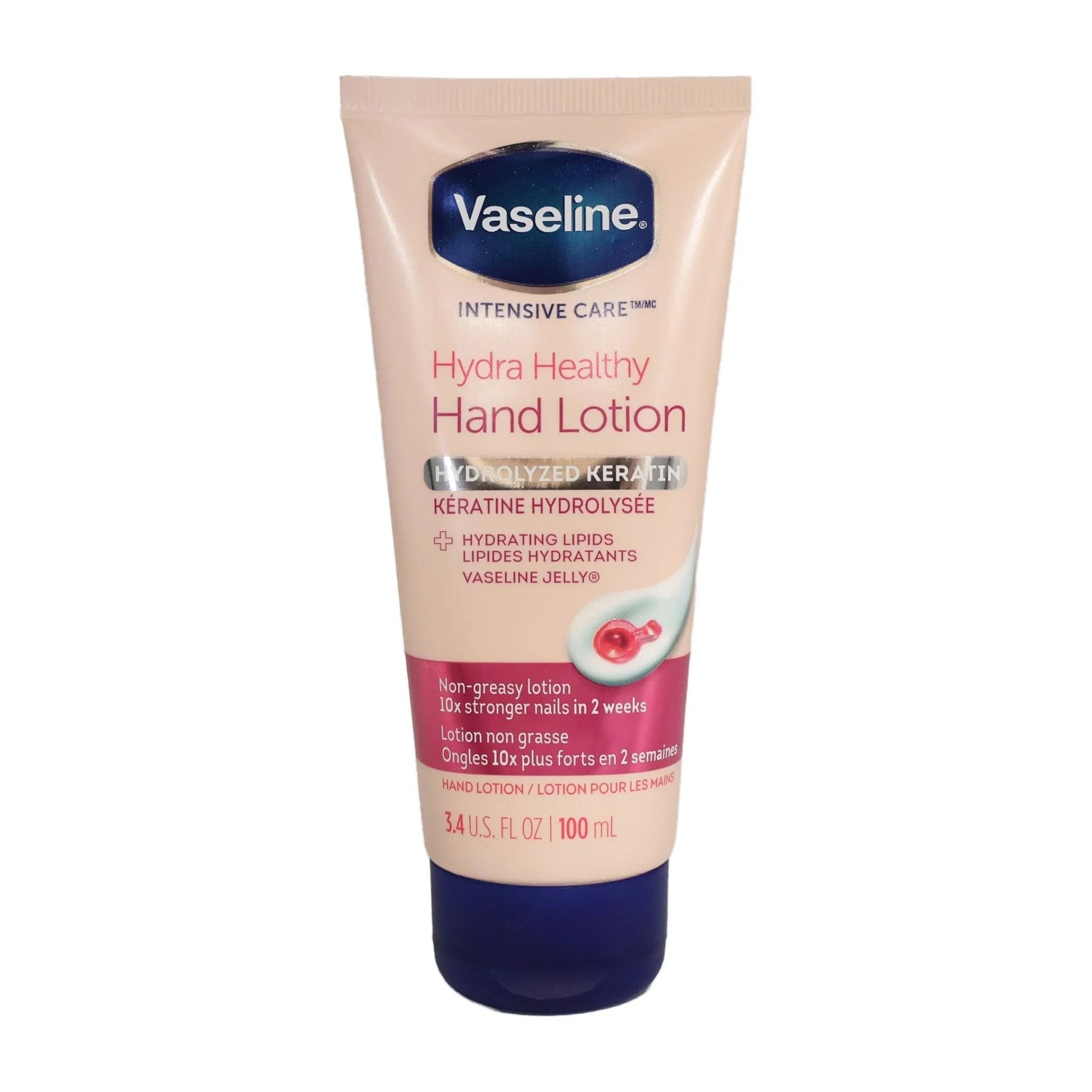 Vaseline Hydra Healthy With Keratin Hand Lotion - 100ml - Bloom Pharmacy