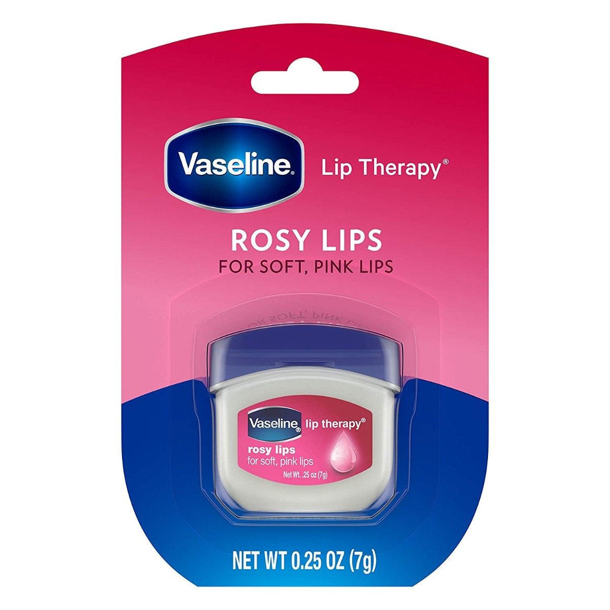 Vaseline Lip Therapy Rosy Lips For Soft,Pink Lips - 7gm - Bloom Pharmacy