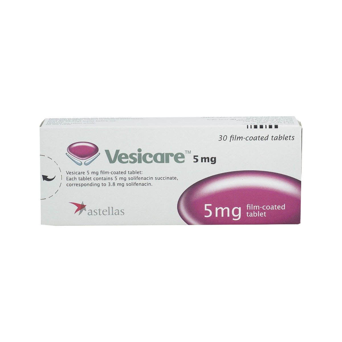 Vesicare 5 mg - 30 Tablets - Bloom Pharmacy