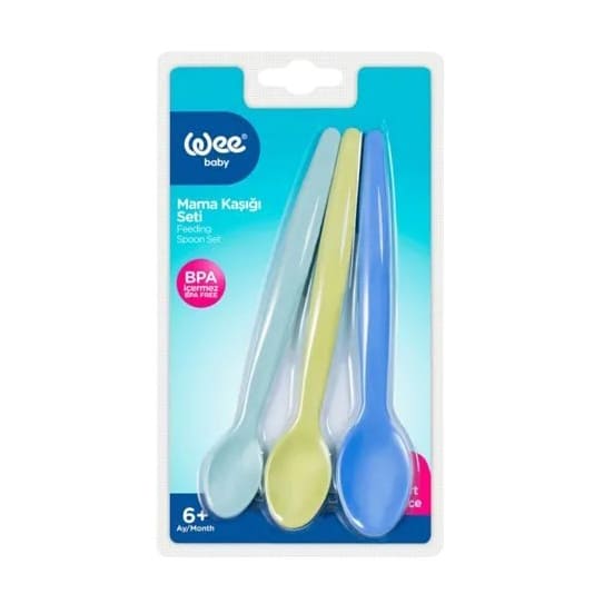 Wee Baby Feeding Spoon Set (6+m) - 3 Pcs - Bloom Pharmacy