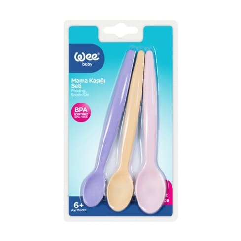 Wee Baby Feeding Spoon Set (6+m) - 3 Pcs - Bloom Pharmacy