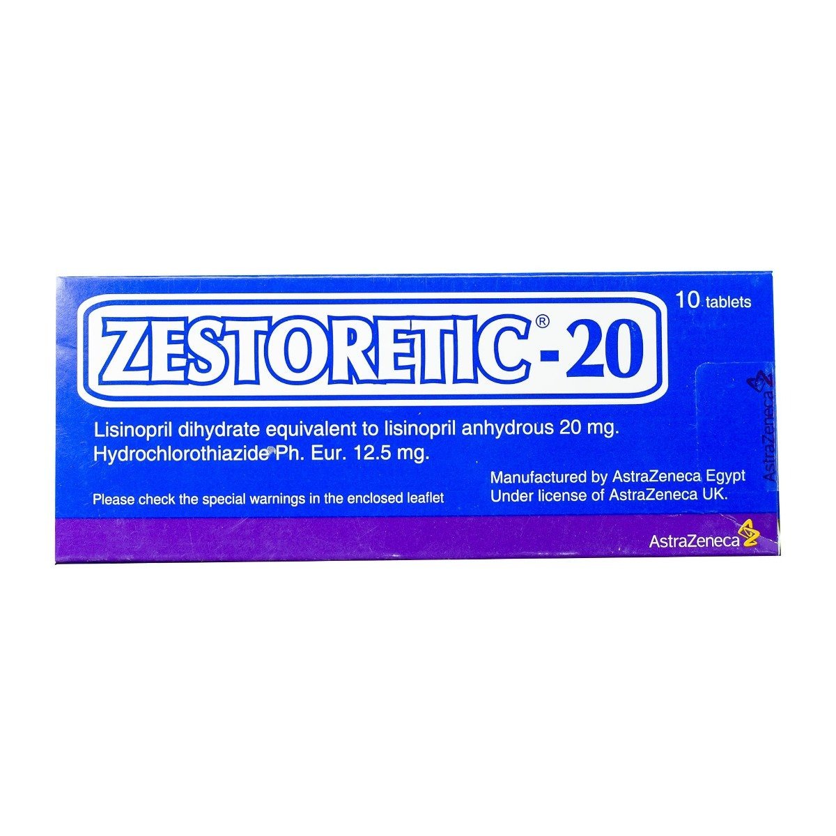 Zestoretic 20 mg - 10 Tablets - Bloom Pharmacy