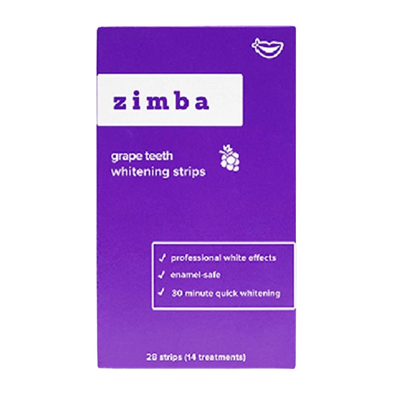 Zimba Grape Teeth Whitening Strips - 28 Strips - Bloom Pharmacy