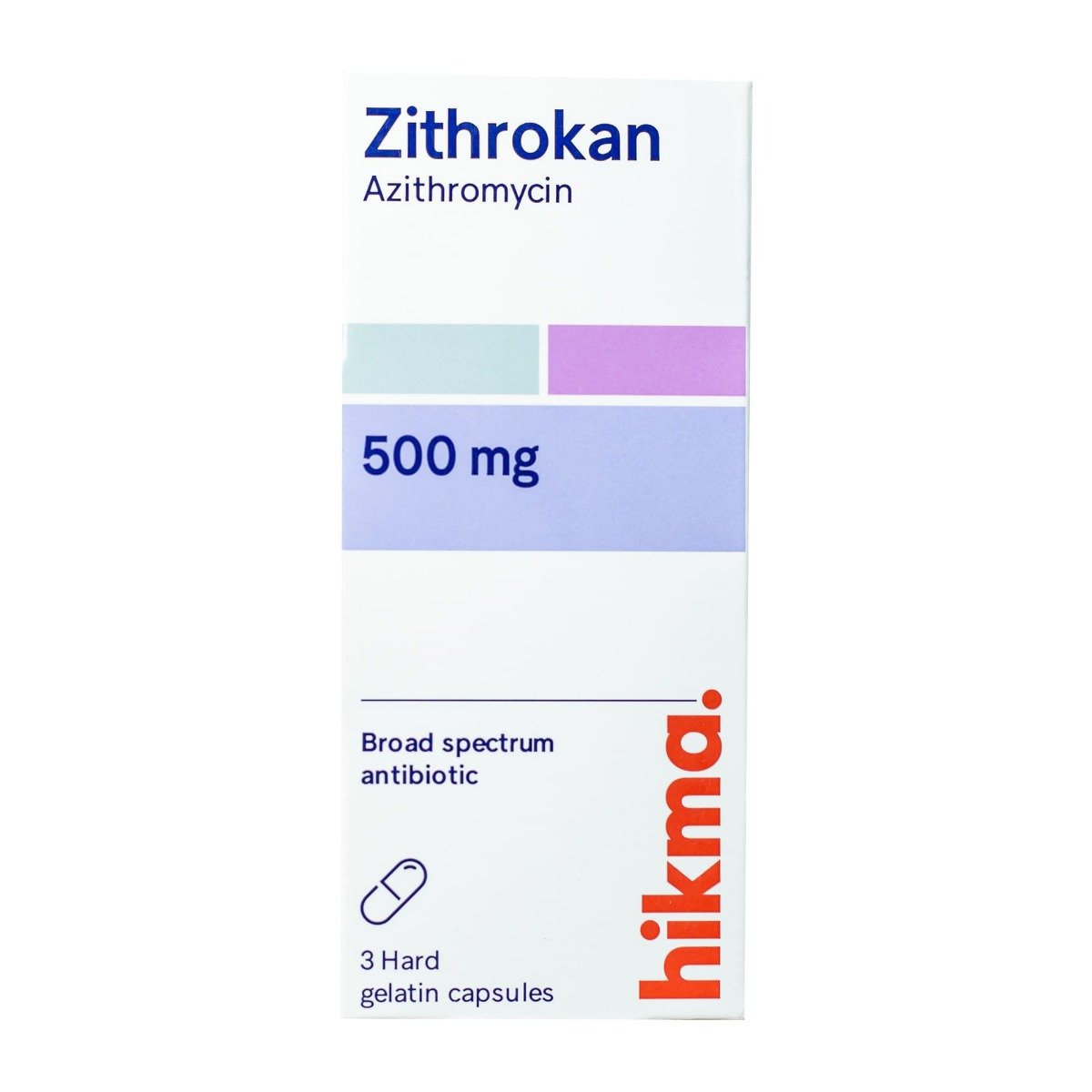 Zithrokan 500 mg - 3 Capsules - Bloom Pharmacy