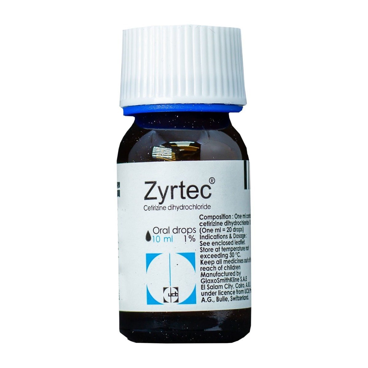 Zyrtec 1% Oral Drops - 10 ml - Bloom Pharmacy