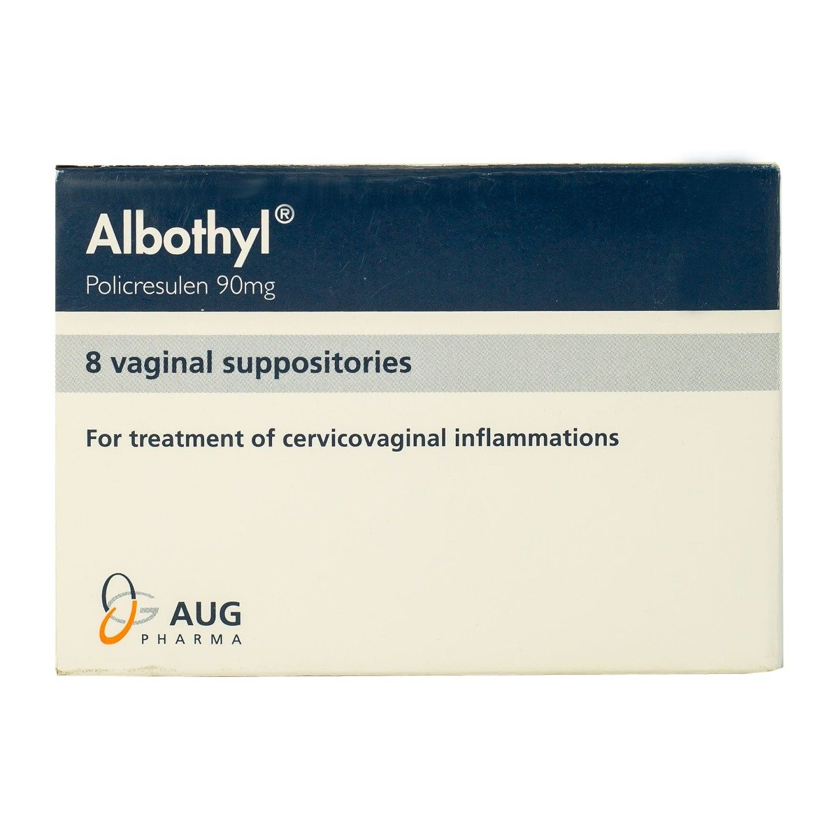 Albothyl 90 mg - 8 Vaginal Suppositories - Bloom Pharmacy