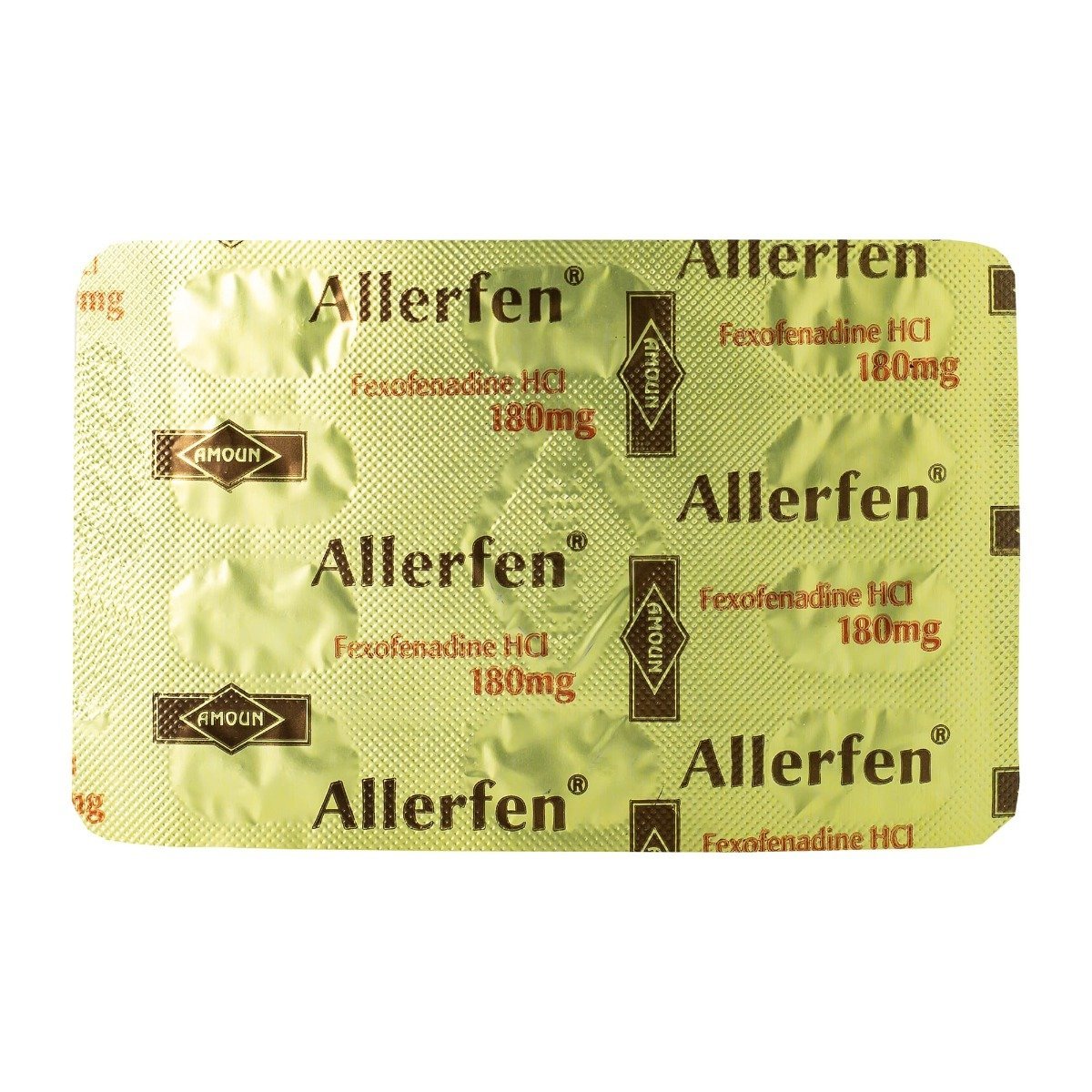 Allerfen 180 mg - 20 Tablets - Bloom Pharmacy