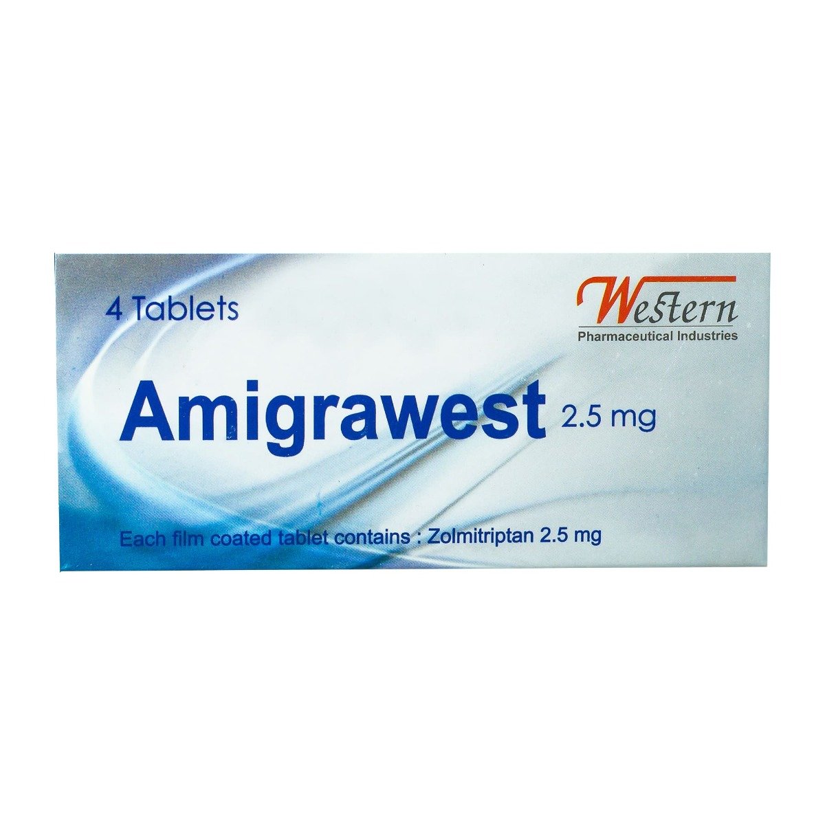 Amigrawest 2.5 mg - 4 Tablets - Bloom Pharmacy