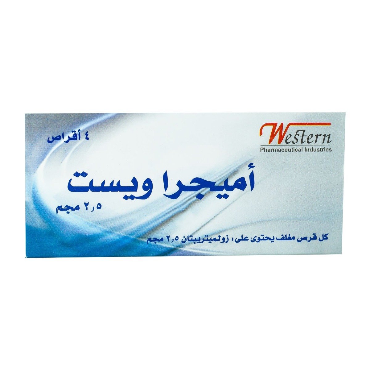 Amigrawest 2.5 mg - 4 Tablets - Bloom Pharmacy