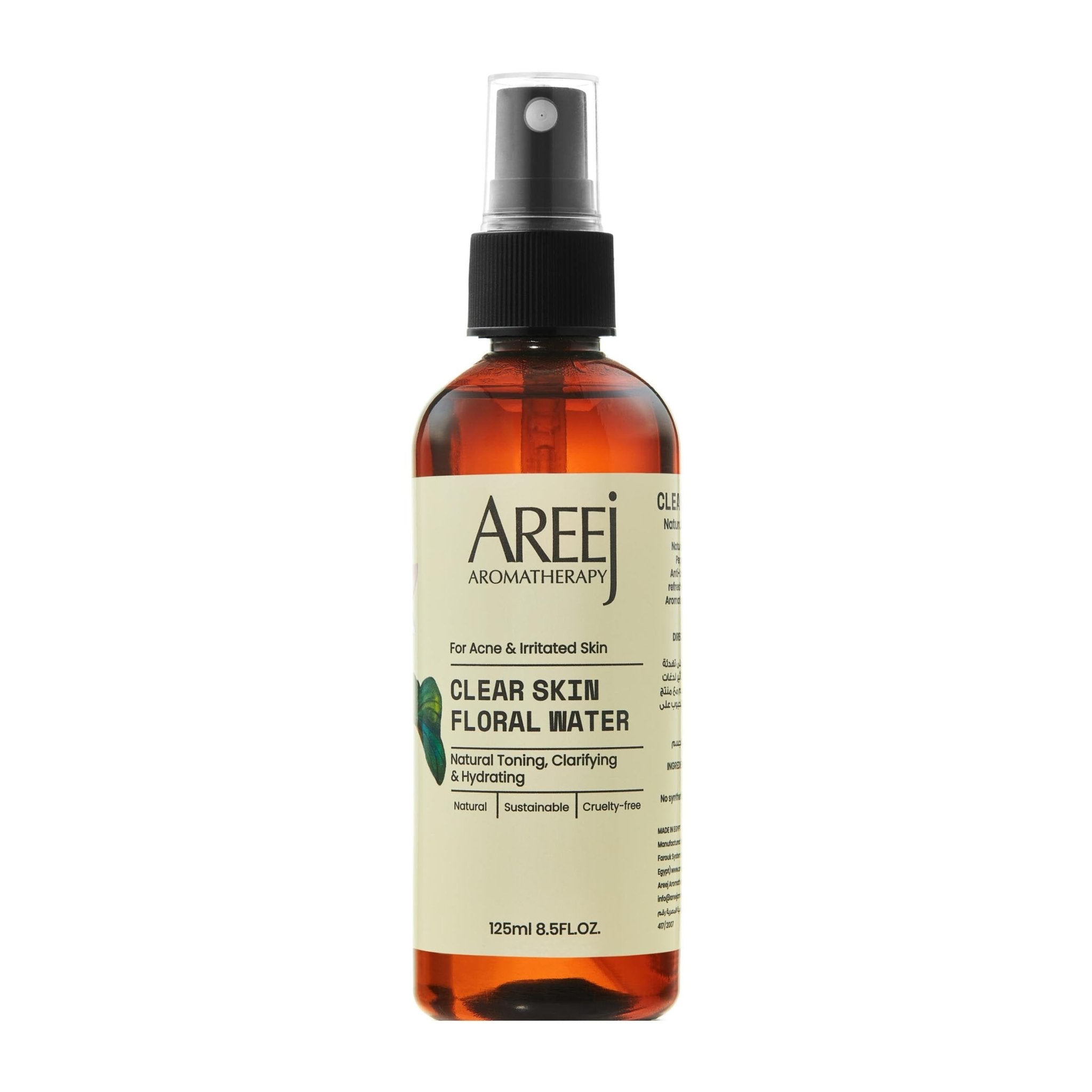 Areej Clear Skin Floral Water - 125ml - Bloom Pharmacy