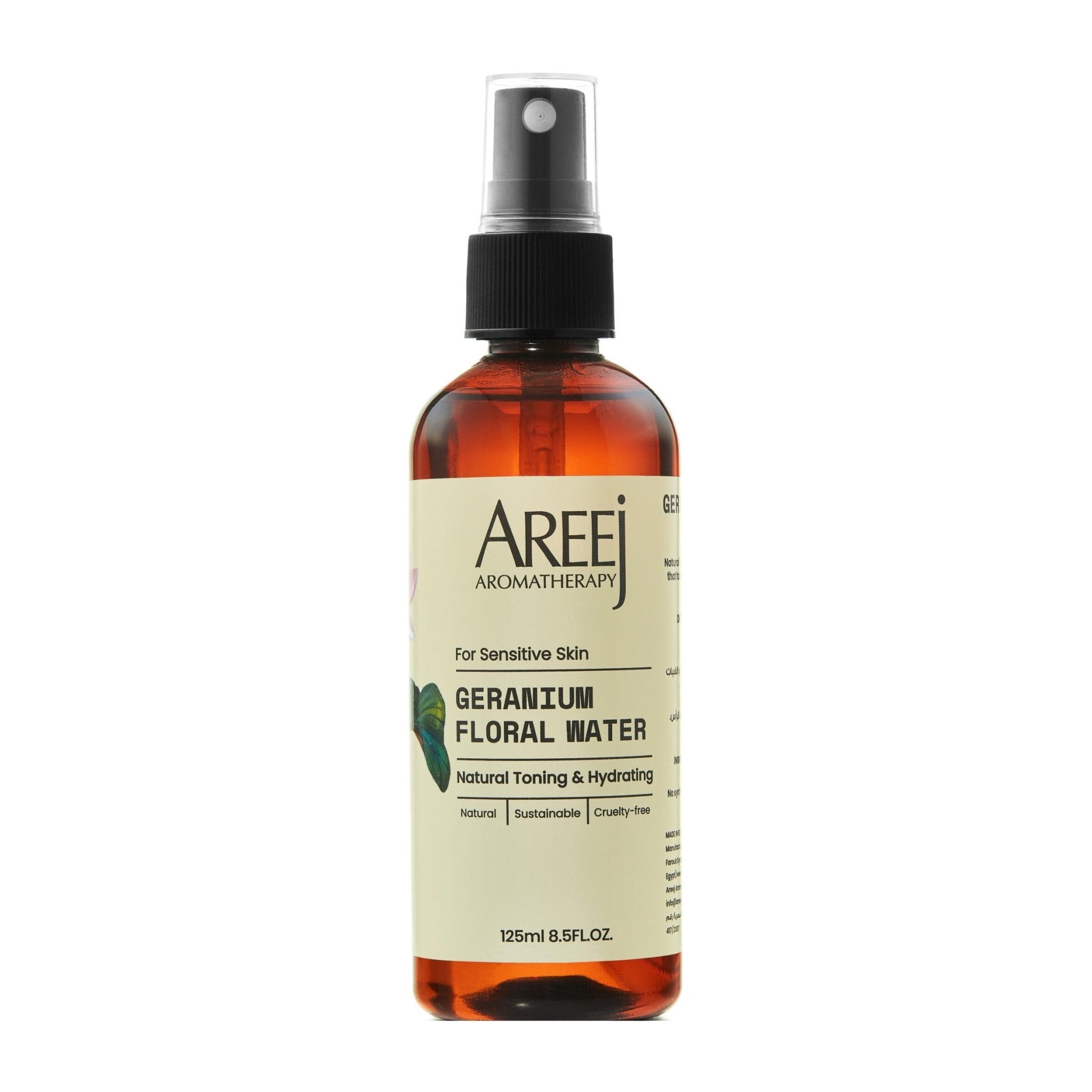 Areej Geranium Floral Water - 125ml - Bloom Pharmacy