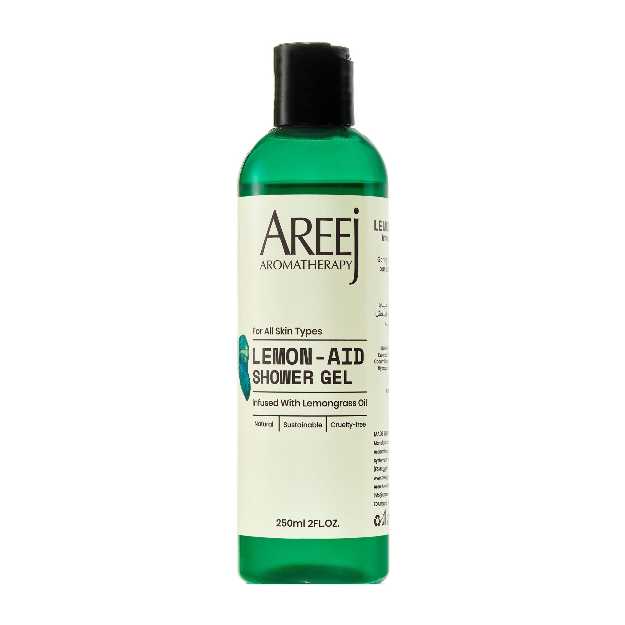 Areej Lemon - Aid Shower Gel - 250ml - Bloom Pharmacy