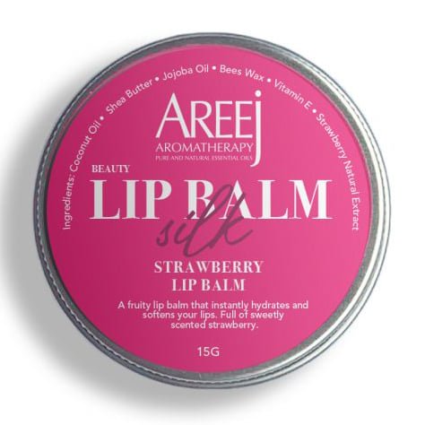 Areej Silk Strawberry Lip Balm - 15gm - Bloom Pharmacy