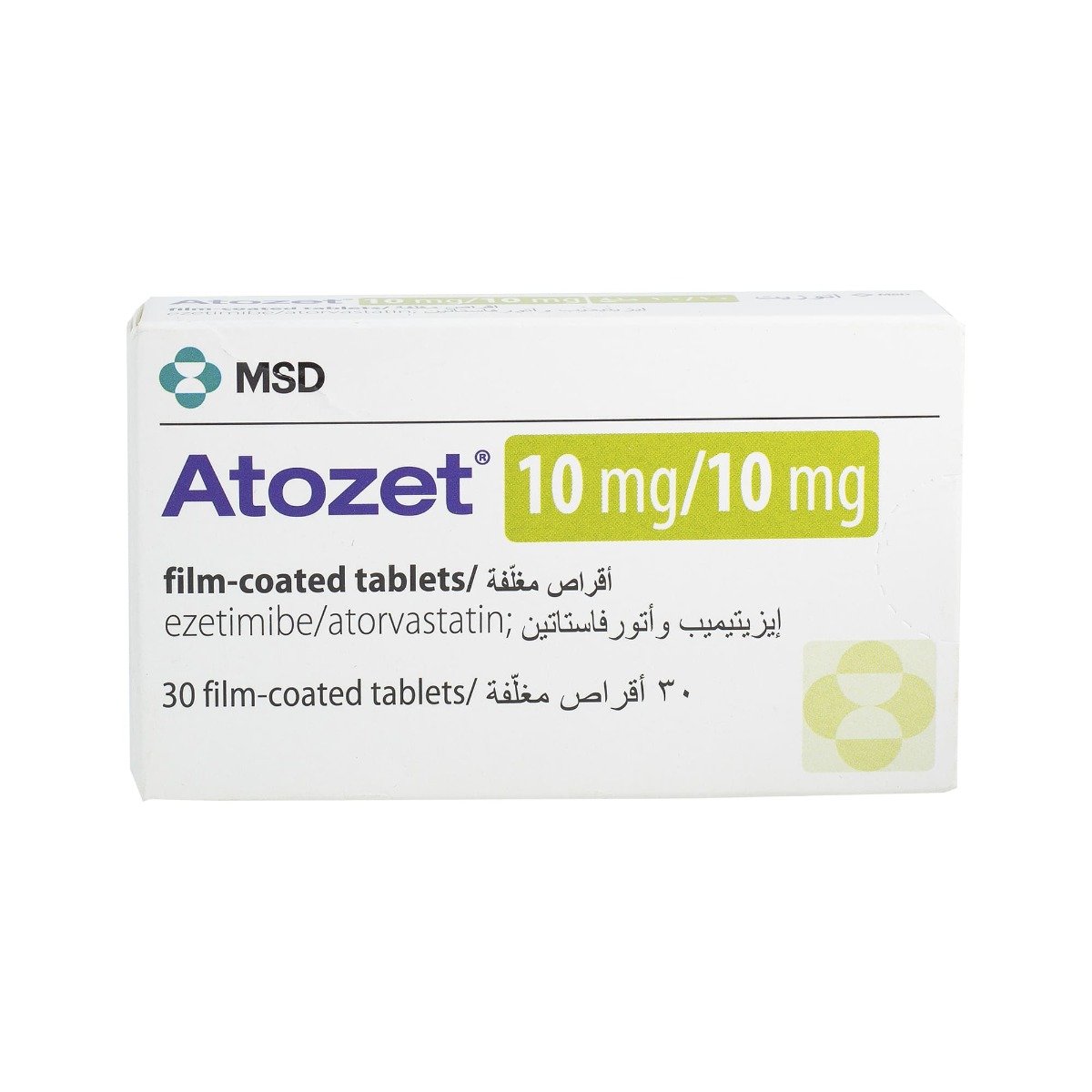 Atozet 10 mg-10 mg - 30 Tablets - Bloom Pharmacy