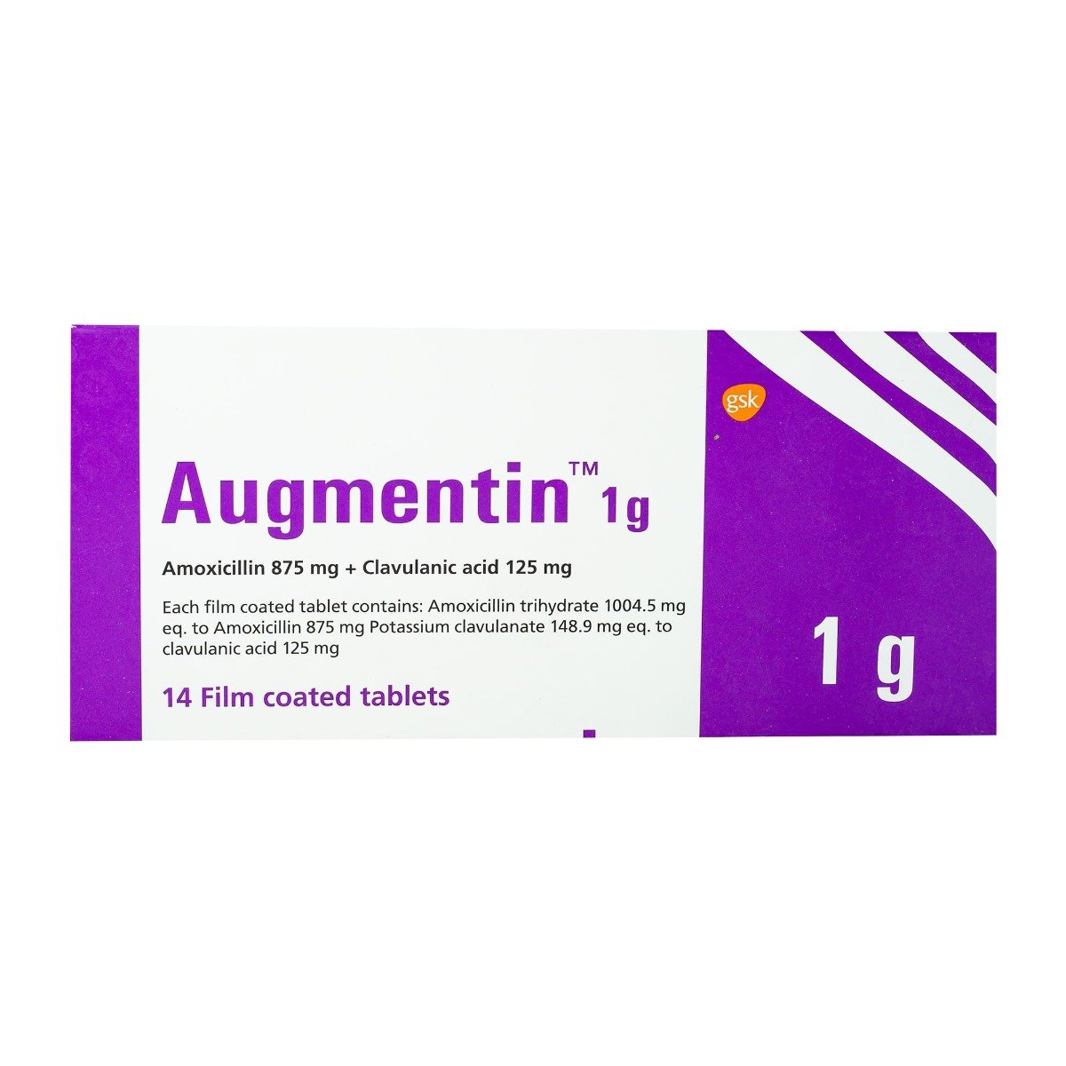 Augmentin 1 gm - 14 Tablets - Bloom Pharmacy