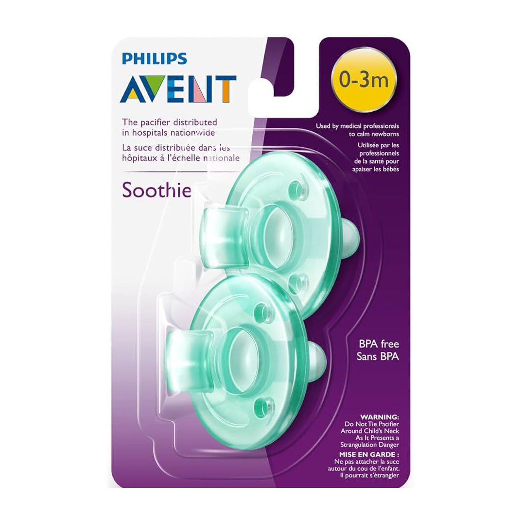 Avent Soothie Pacifier 0-3m 2pcs - Green - Bloom Pharmacy