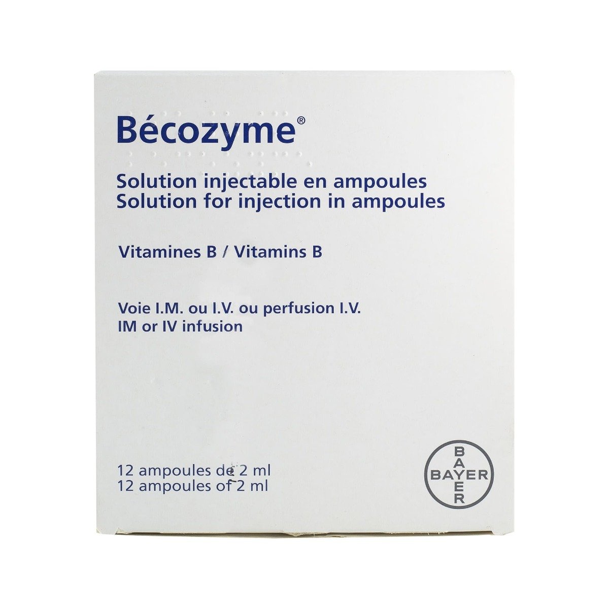 Becozyme 2 ml - 12 Ampoules - Bloom Pharmacy