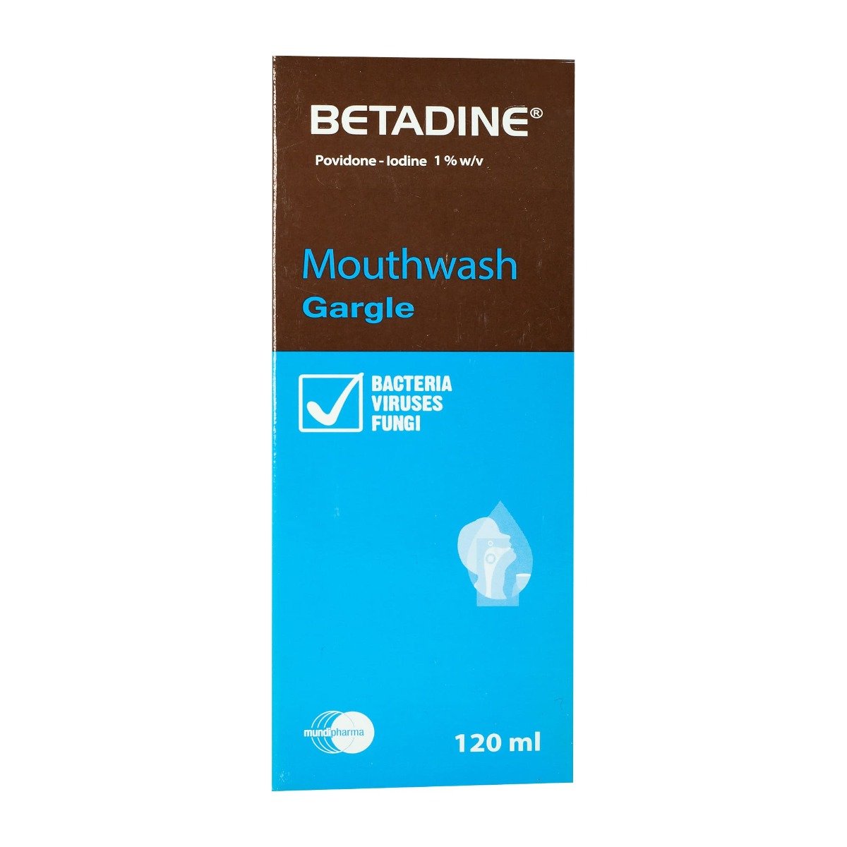 Betadine Mouth Wash & Gargle - 120 ml - Bloom Pharmacy