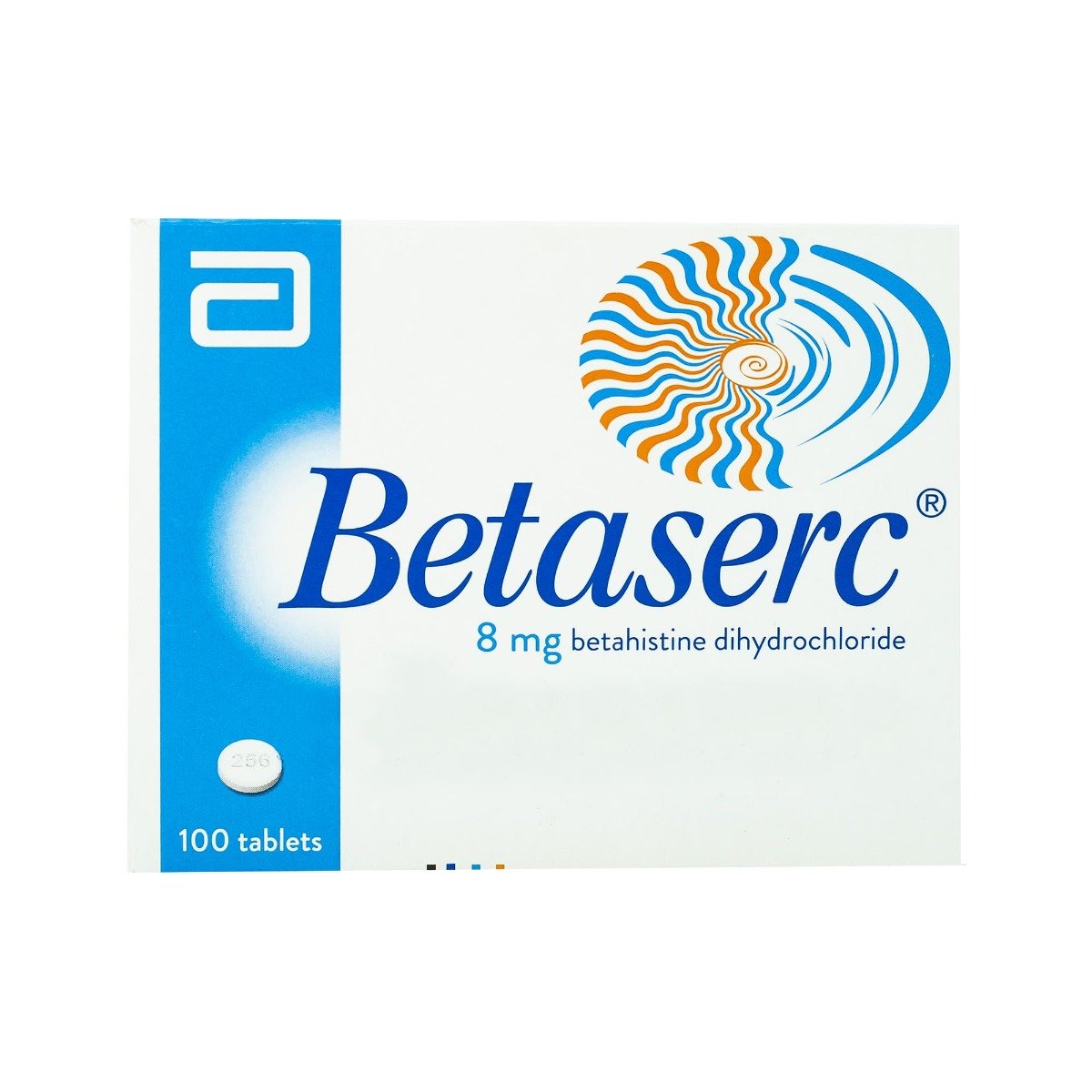 Betaserc 8 mg - 100 Tablets - Bloom Pharmacy