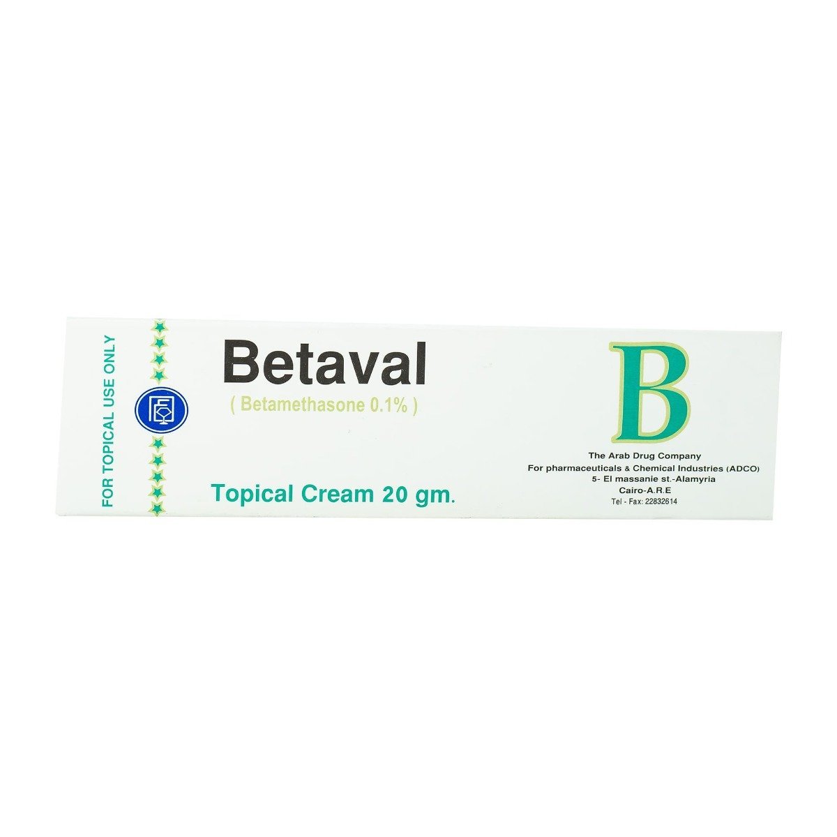 Betaval 0.1 % Cream - 20 gm - Bloom Pharmacy