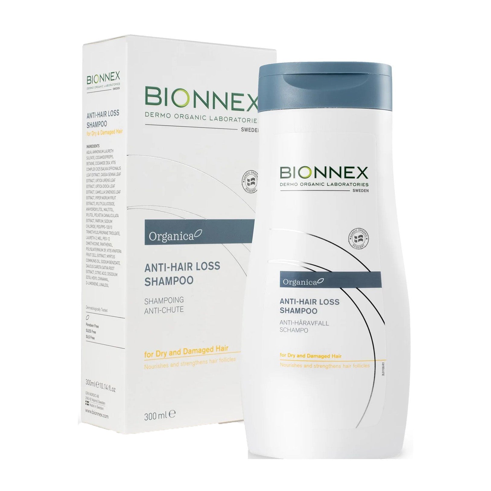 Bionnex Anti-Hair Loss Shampoo Dry and Damaged Hair - 300ml - Bloom Pharmacy