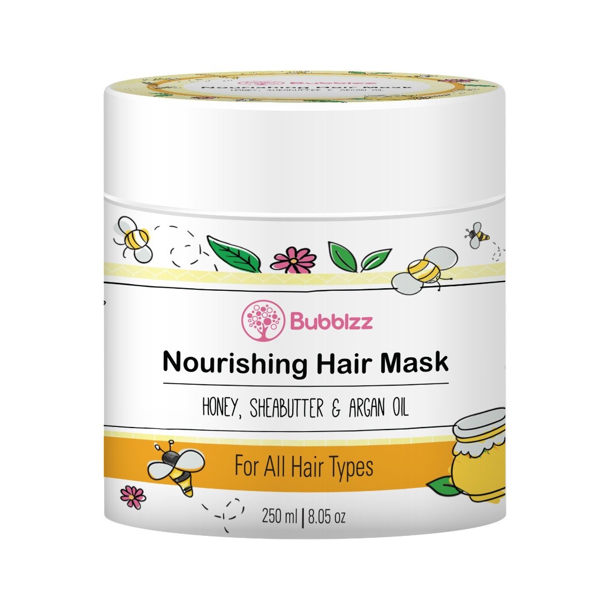 Bubblzz Nourishing Hair Mask With Honey - 250ml - Bloom Pharmacy