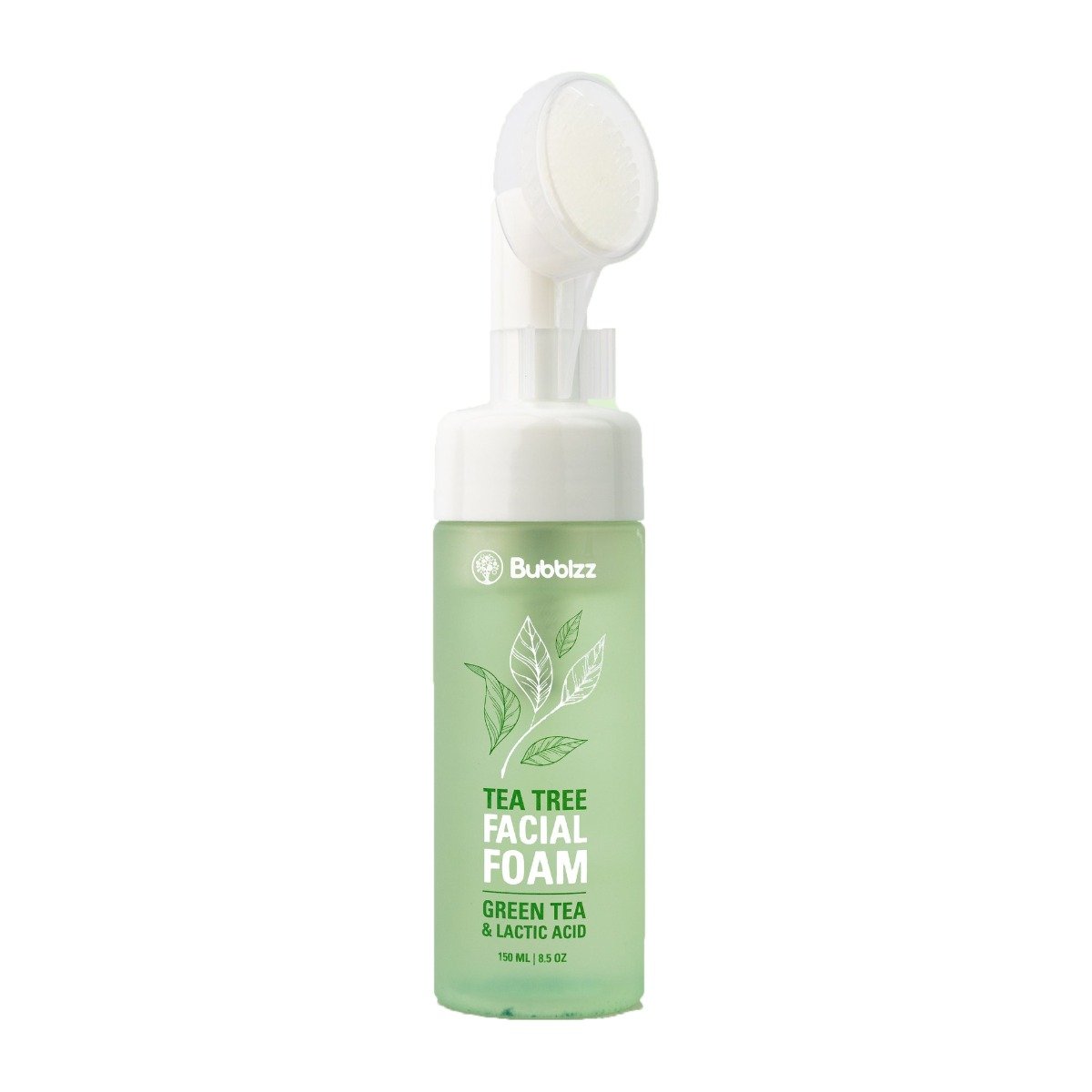 Bubblzz Tea Tree Green Tea & Lactic Acid Facial Foam - 250ml - Bloom Pharmacy