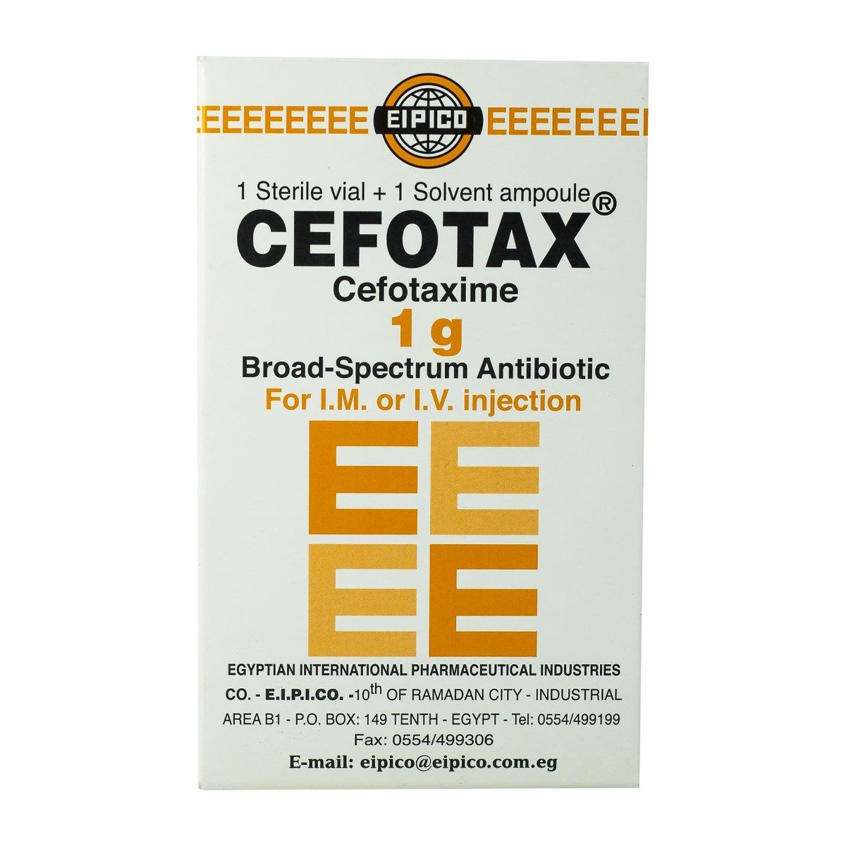 Cefotax 1 gm - 1 Vial - Bloom Pharmacy