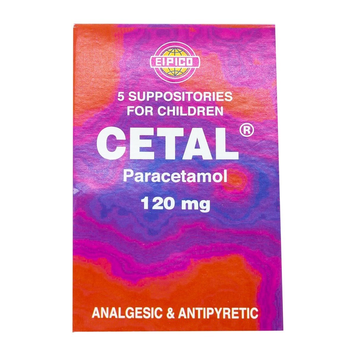 Cetal 120 mg - 5 Suppositories - Bloom Pharmacy